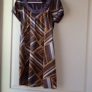 BCBG silky printed dress
